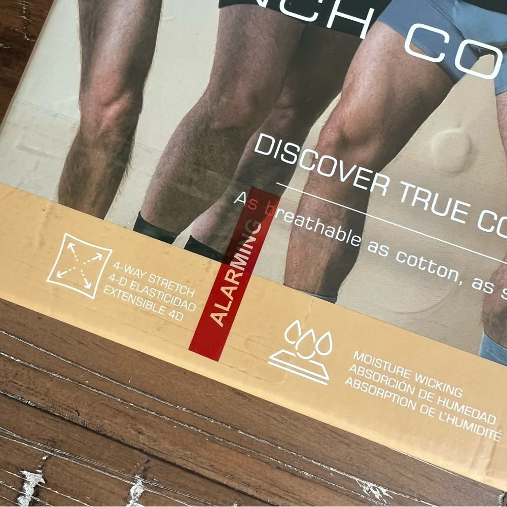 French Connection Men's Boxer Briefs Underwear Neutral Size S (28-30) 4-Pack New
